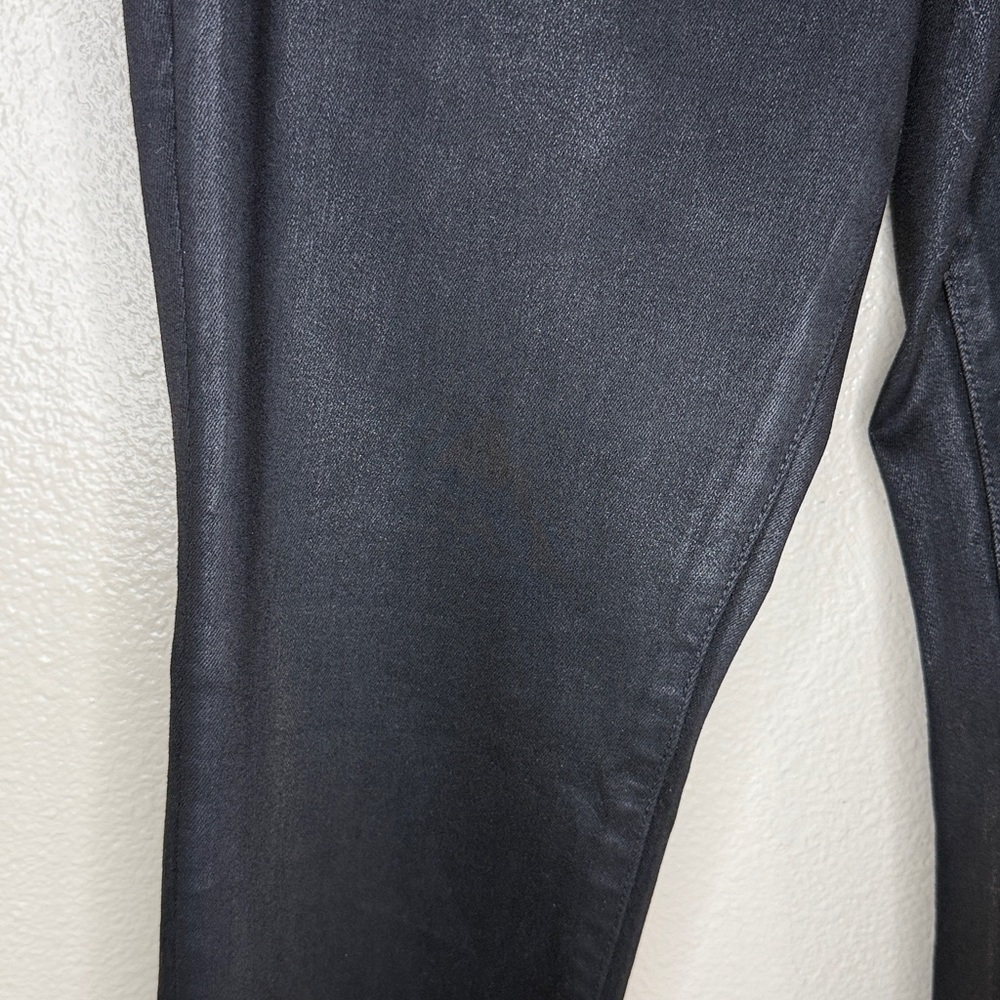 Good American Good Legs Black Coated Skinny Jeans Pants - Sz 8/29, NWT - Picture 14 of 14